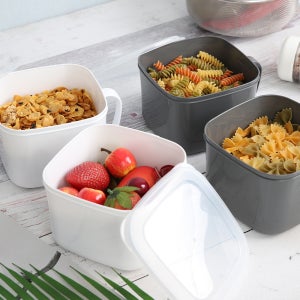 심플아이콘 핸디형 캐니스터 밀폐보관용기 1400ml 2p