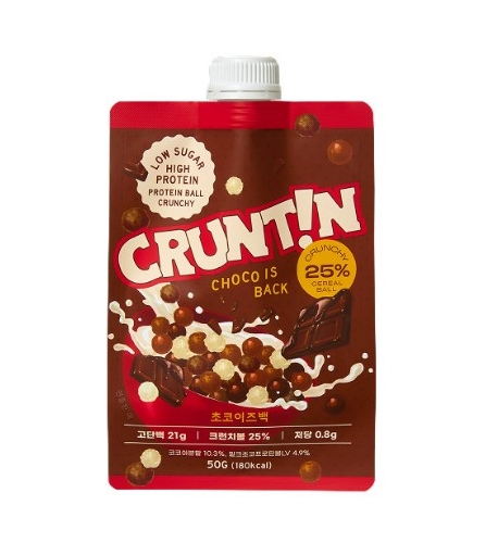 리빙라이프 크런틴 크런치볼 쉐이크 초코이즈백, 50g, 5개