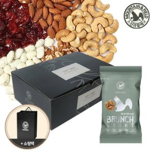 [산과들에]하루견과 브런치라이트 50입 선물세트 +쇼핑백