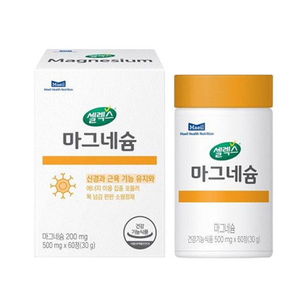 셀렉스 마그네슘 500mg x 60정, 1개