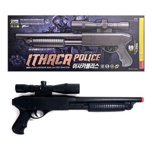 [팬시토이] 건스톰 이사카 폴리스 M37 BB탄총 6mm 1세트 수동단발 연속발사 완성품 선물 키덜트 장난감