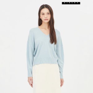 [시슬리] 시슬리 베이직 브이넥 니트 3F_1044M400T_MT