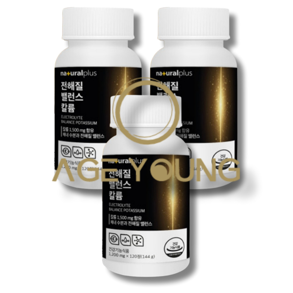 생리<b>붓기</b> 체액보충 칼륨제 전해질칼륨 칼륨 전해질  120회분  3세트