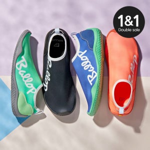 밸롭 [정가:  54,000][1+1] 아쿠아슈즈 레터링 (4colors)