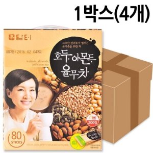 맥심 호두아몬드 율무차 80T 담터 1박스 4개