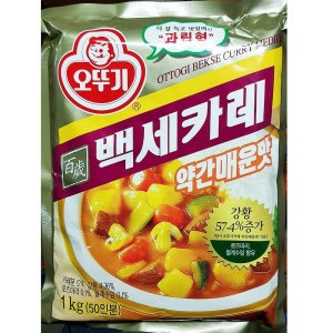 식당용 업소용 오뚜기 카레 약간매운맛 1Kg X10
