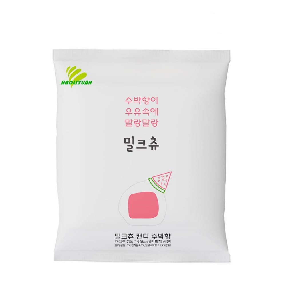하오리위안 수박향이 우유속에 말랑 밀크츄