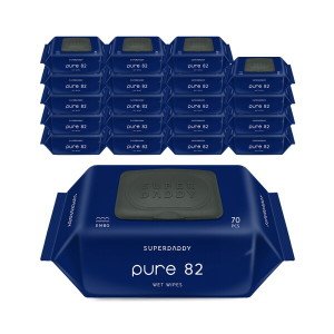 슈퍼대디 슈퍼대디 퓨어82 물티슈 70매 20팩 (82g)