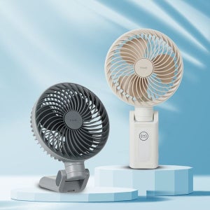 프롬비 빅팬 자동회전 휴대용 탁상용 접이식 클립형 마그네틱 유모차 선풍기 FG259