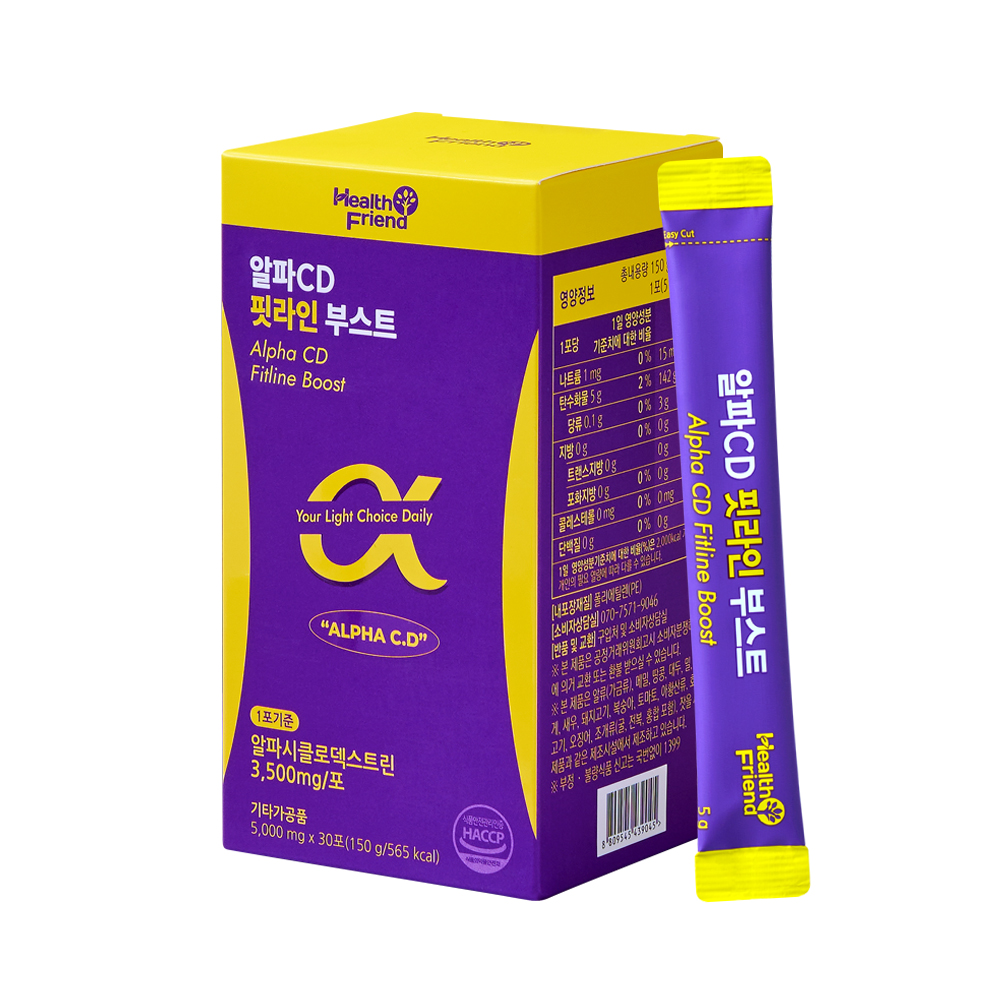 헬스프랜드 알파CD 핏라인 부스트 5g x 30포, 1개