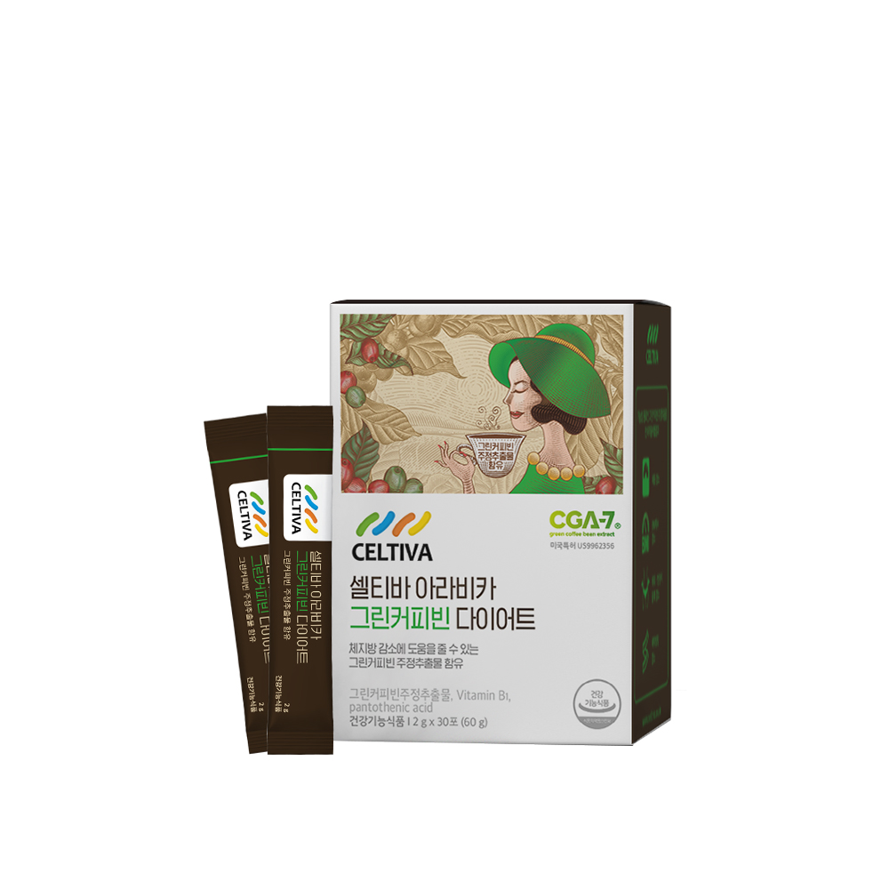 셀티바 아라비카 <b>그린커피빈</b> 다이어트 2g x 30포, 1개