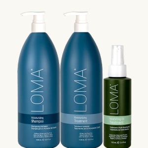 모이스처라이징 샴푸 트리트먼트 1L 세트 + 너리싱 오일 100ml