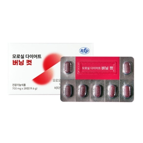 모로실 다이어트 <b>버닝 컷</b> 700mg x 28정, 1개