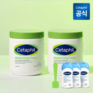 [5%더블쿠폰]세타필 모이스춰라이징 바디크림 550g 2개+워시 50ml 3개+스파츌라