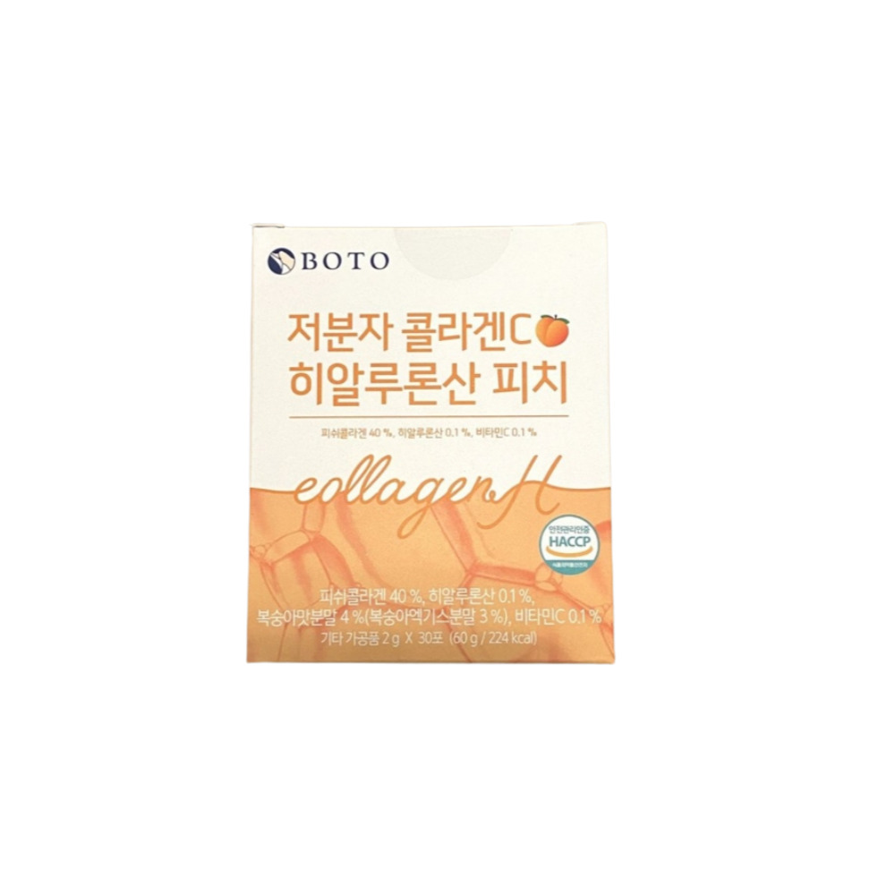 보뚜 <b>저분자 콜라겐C 히알루론산 피치</b> x 30포