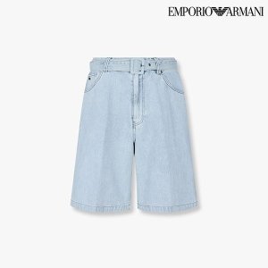 엠포리오 아르마니 벨티드 데님 버뮤다 쇼츠A515106032 622590