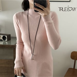 트루러비 론지 니트 터틀넥