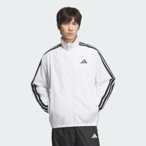 머스트 해브 3-스트라이프 브러쉬드 트리콧 안감 윈드 재킷
