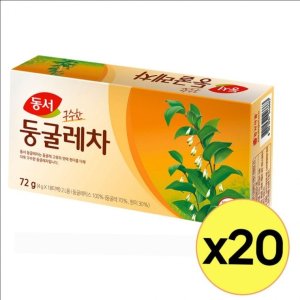동서 현미 둥글레차 18티백 72g 20개