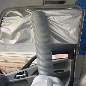 Funcozy 바람배출 파이프 차량 탑재형 에어컨 가리개 창문