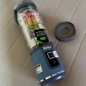 닌자 무선 블라스트 포터블 블렌더 BC151KR (데님 블루)