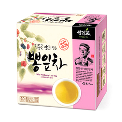 쌍계명차 김동곤 명인이 만든 뽕잎차 1g x 40개입, 1개