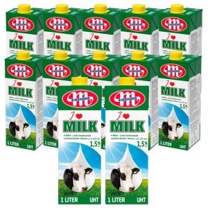믈레코비타 믈레코비타 아이러브밀크 1.5% 저지방 수입멸균우유 1000ml 12개
