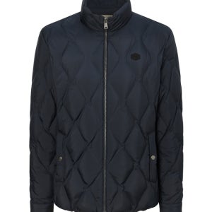 [닥스 골프 남성] 닥스 스테디셀러 로고 패치 경량 퀼팅 다운 자켓 WGJU4D002N3