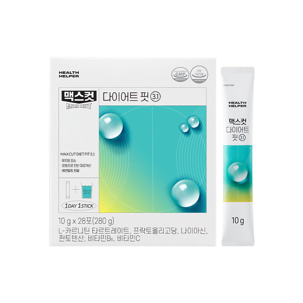 헬스헬퍼 맥스컷 다이어트 핏 3.1 10g x 28포, 1개