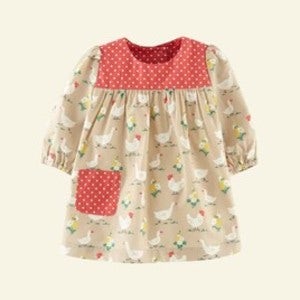 베이비보덴 도트 덕클링 패턴 원피스 6-12m