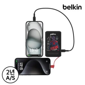 벨킨 스파이더맨 10000mAh 보조배터리 BPB021BR