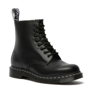[닥터마틴] 1460 블랙 스무스 화이트 스티치 / 24758001 24758001