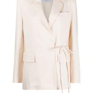 엠에스지엠 여성 자켓 아이보리 3441MDG12 23710104 IVORY 25 FW 타이 싱글 브레스티드 블레이저 3441MDG1223710104 TP425237 74500936