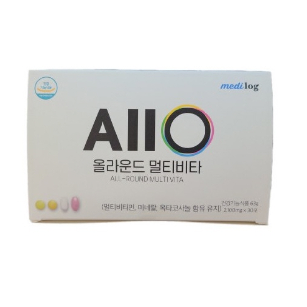 <b>메디로그</b> 올라운드 멀티비타 90포 (3개월분)  63g  3개