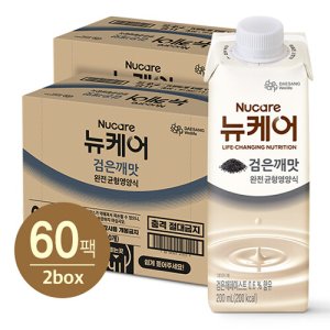 [대상웰라이프]뉴케어 고소한검은깨맛 200ml x 30팩 2박스