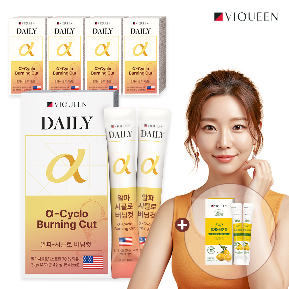 바이퀸 알파CD 알파시클로 <b>버닝컷</b> 3g x 14포, 1개