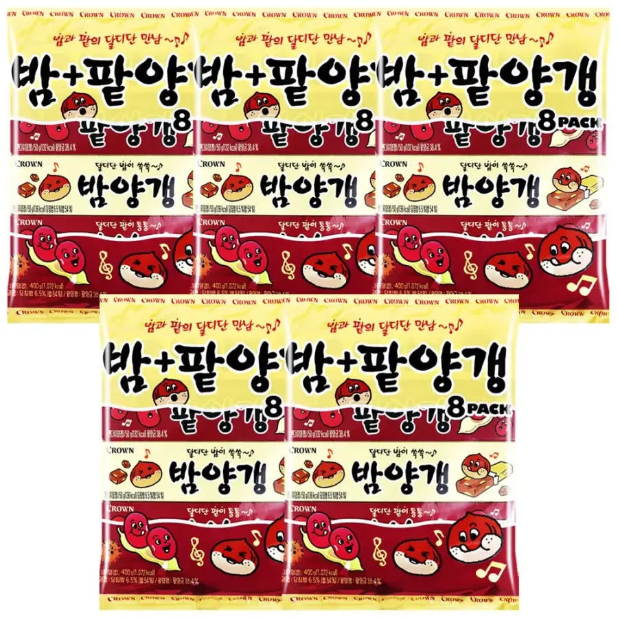 크라운 팥양갱 밤양갱