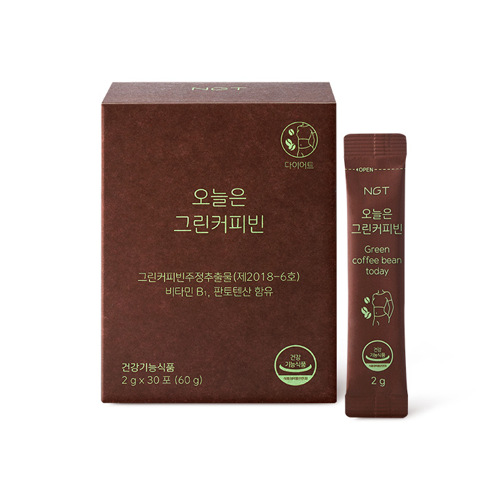 네츄럴굿띵스 오늘은 <b>그린커피빈</b> 2g x 30포, 1개