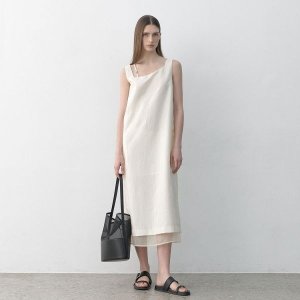 아틀리에 나인 [패션플러스][나인][나인](OP-6260)ANAIS SILKY LAYERED DRESS