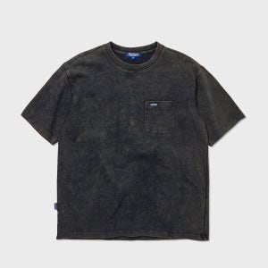 [펜필드] 인디고 틴워싱 포켓 반팔티 브라운_FR2KT32U