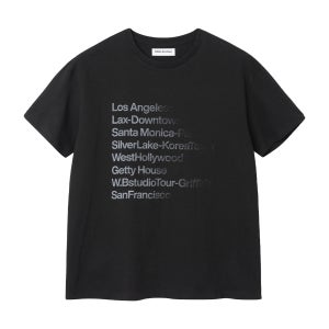 밀로 아카이브 페이디드 로스앤젤레스 티셔츠 블랙 CSMTSML363BLK