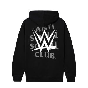 안티 소셜 소셜 클럽 X WWE 락아웃 후디 블랙 ASWEHOO02