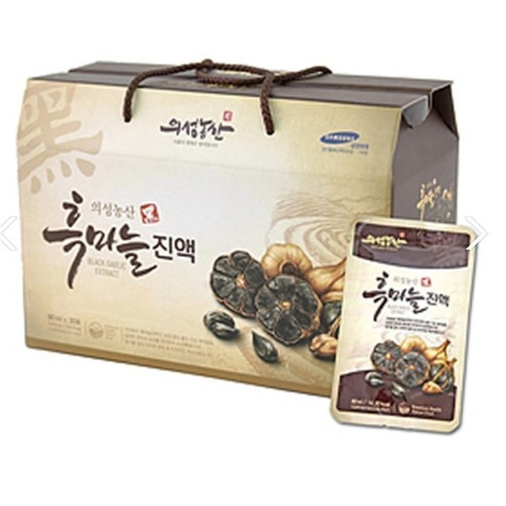 <b>의성농산</b> 흑마늘진액 흑마늘즙 마늘즙 80ml 30팩  30개