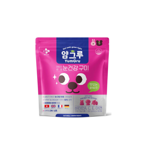 <b>CJ제일제당</b> 얌그루 어린이 눈건강 구미 4g x 90구미