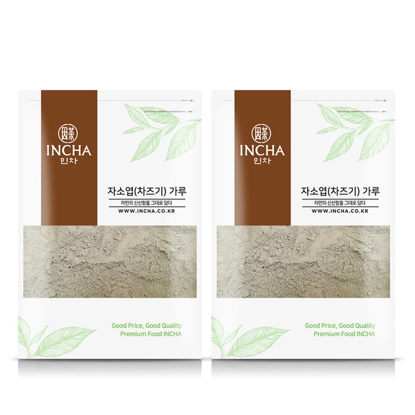 인차 국산 <b>자소엽</b> <b>차즈기</b> 차조기 분말 가루 600g(300gX2개)
