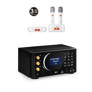TKR-370HK + TJ 무선마이크 2개 노래방 기기/ 태진 티제이 미디어 가정용 반주기