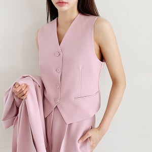 서우 비비드 정장 조끼 베스트