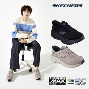 스케쳐스 25FW 남성 맥스쿠셔닝 슬립인스 워킹화 TV상품