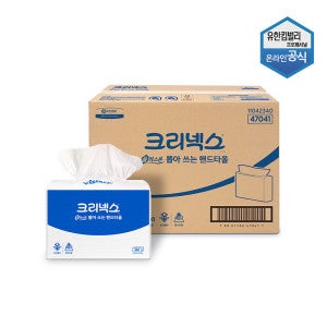 크리넥스 크리넥스 플러스온 뽑아쓰는 핸드타올 5000매 47041