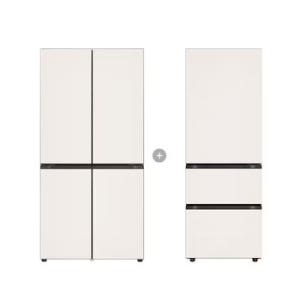 LG 디오스 오브제 냉장고 + 김치톡톡 R937GBB022 베이지